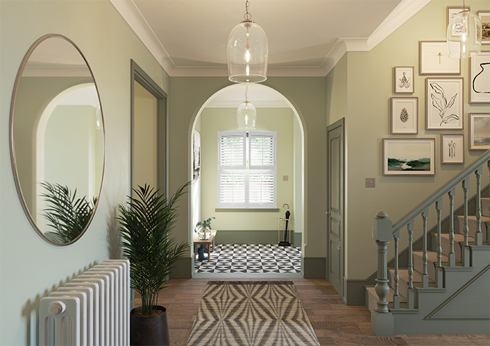 Bromley, Dove Grey - Tier on Tier Plantation Shutter - Image 8